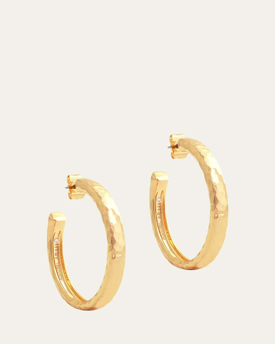 Farrier Medium Hoop Earrings